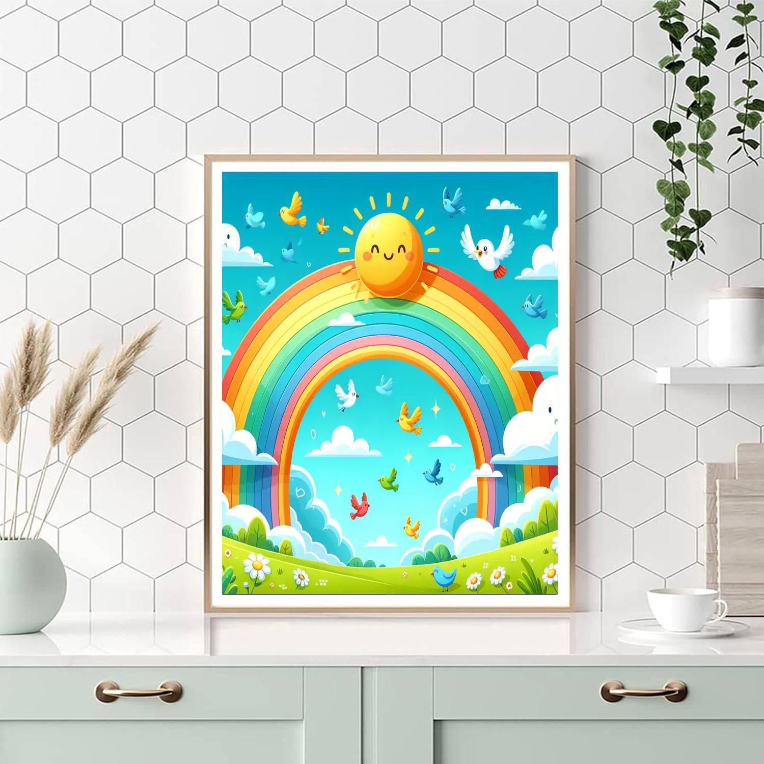 Magical Sky Adventure Paint By Numbers Art