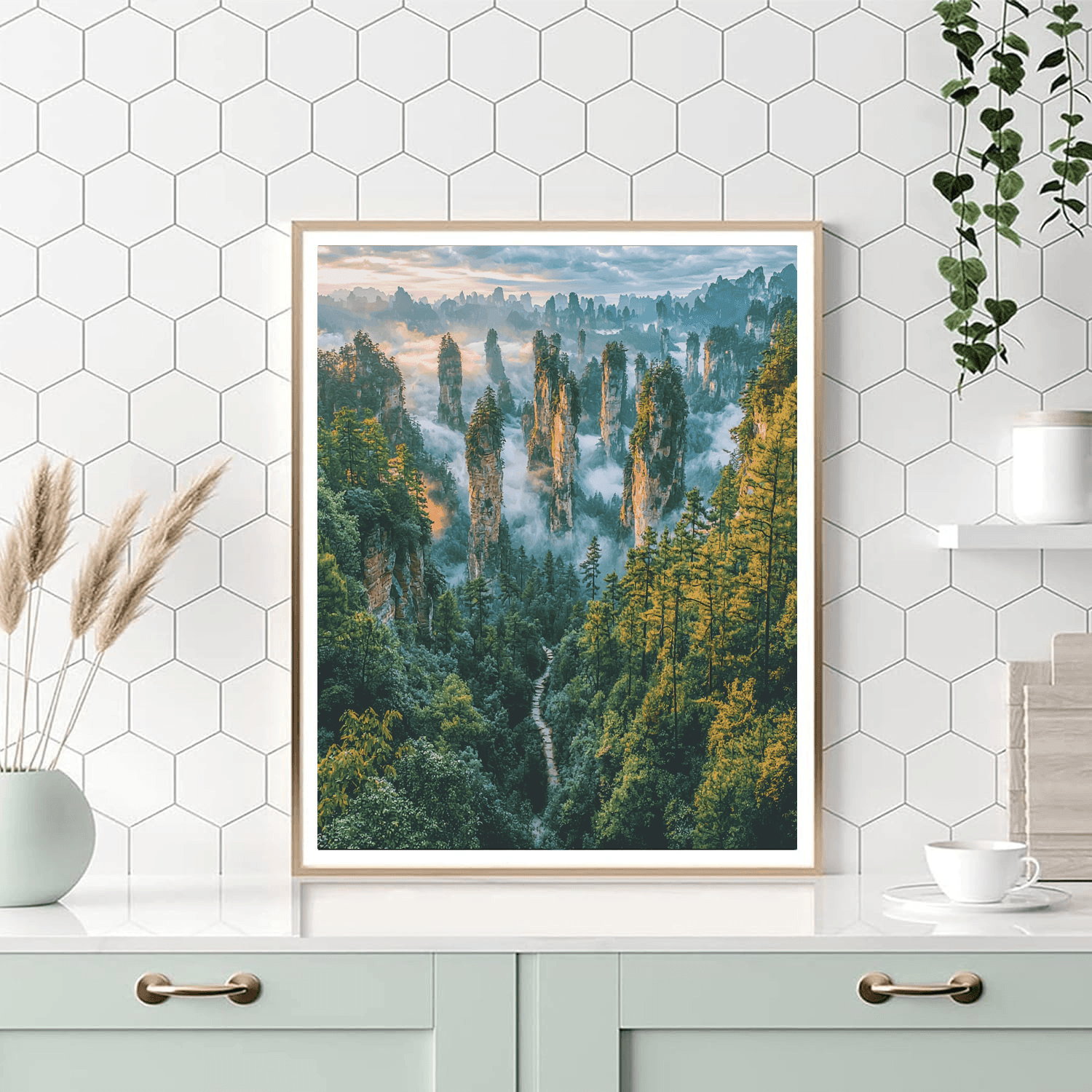 Zhangjiajie National Forest Park - Hunan, China Numbered Painting Kits