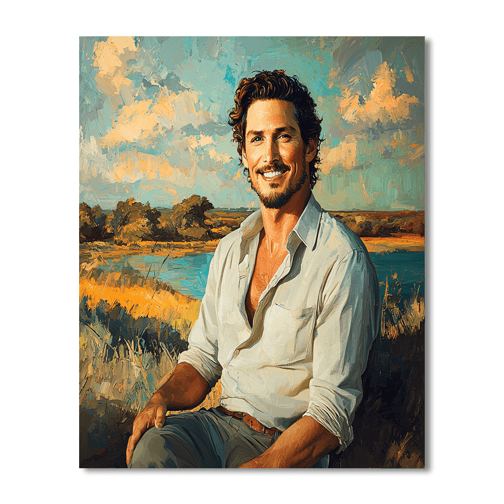 Matthew Mcconaughey: The Alluring Soul Of The South Paint By Numbers Kits