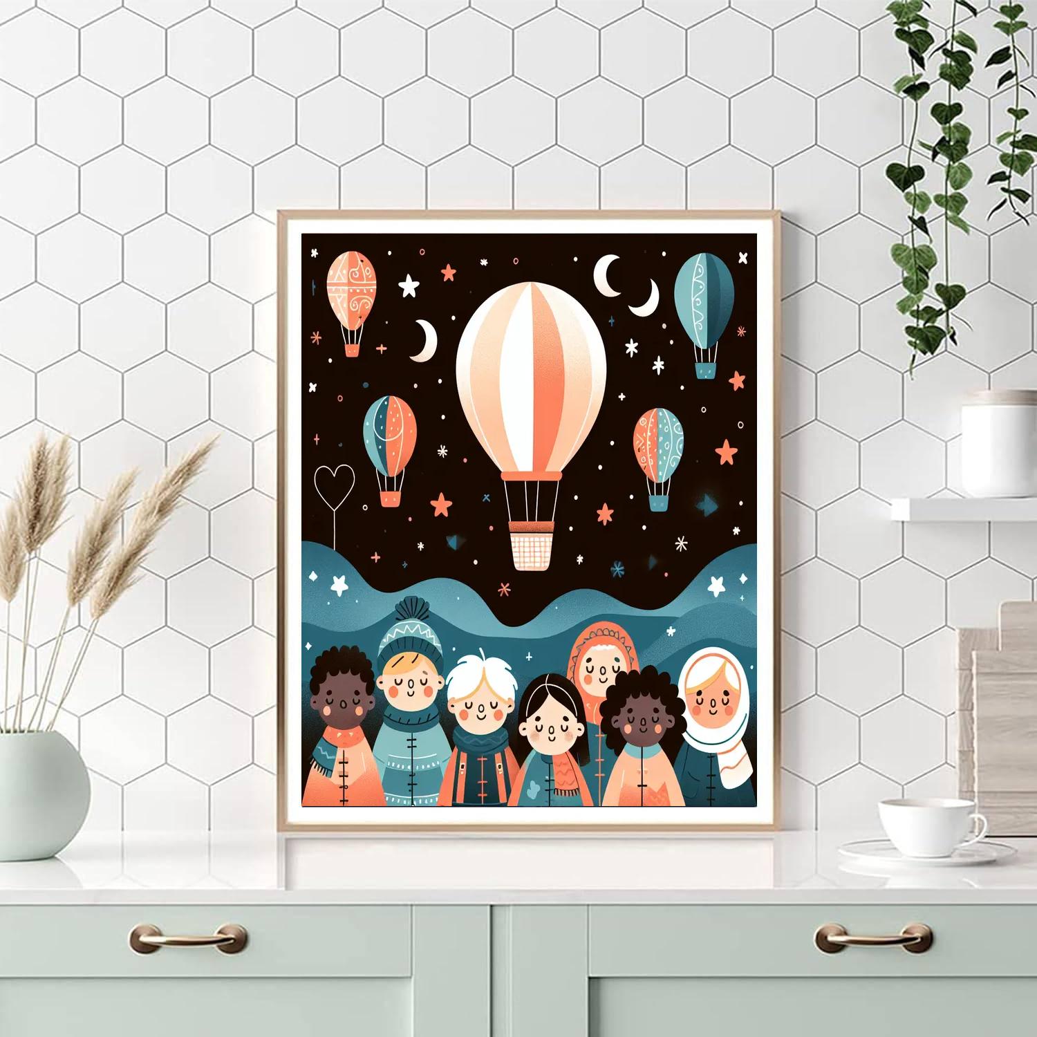 Starry Night Voyagers Paint By Color