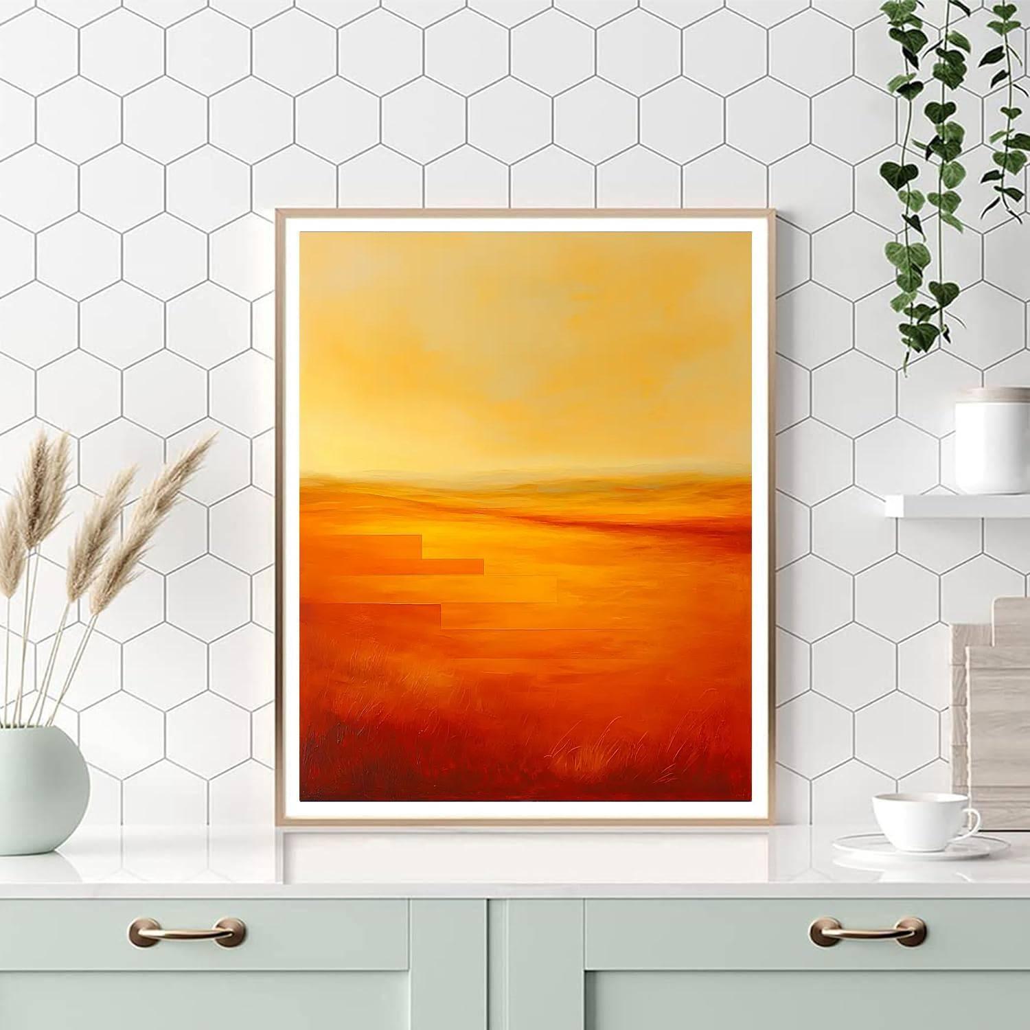 Mark Rothko Inspired Eternal Horizons  Numbered Painting Kits