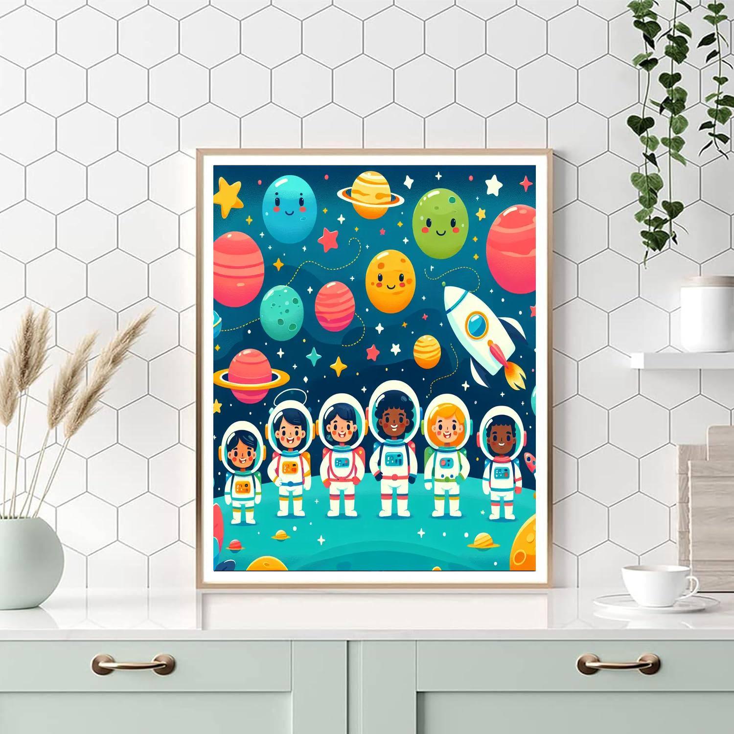 Creative Space Expedition Numbered Painting Kits