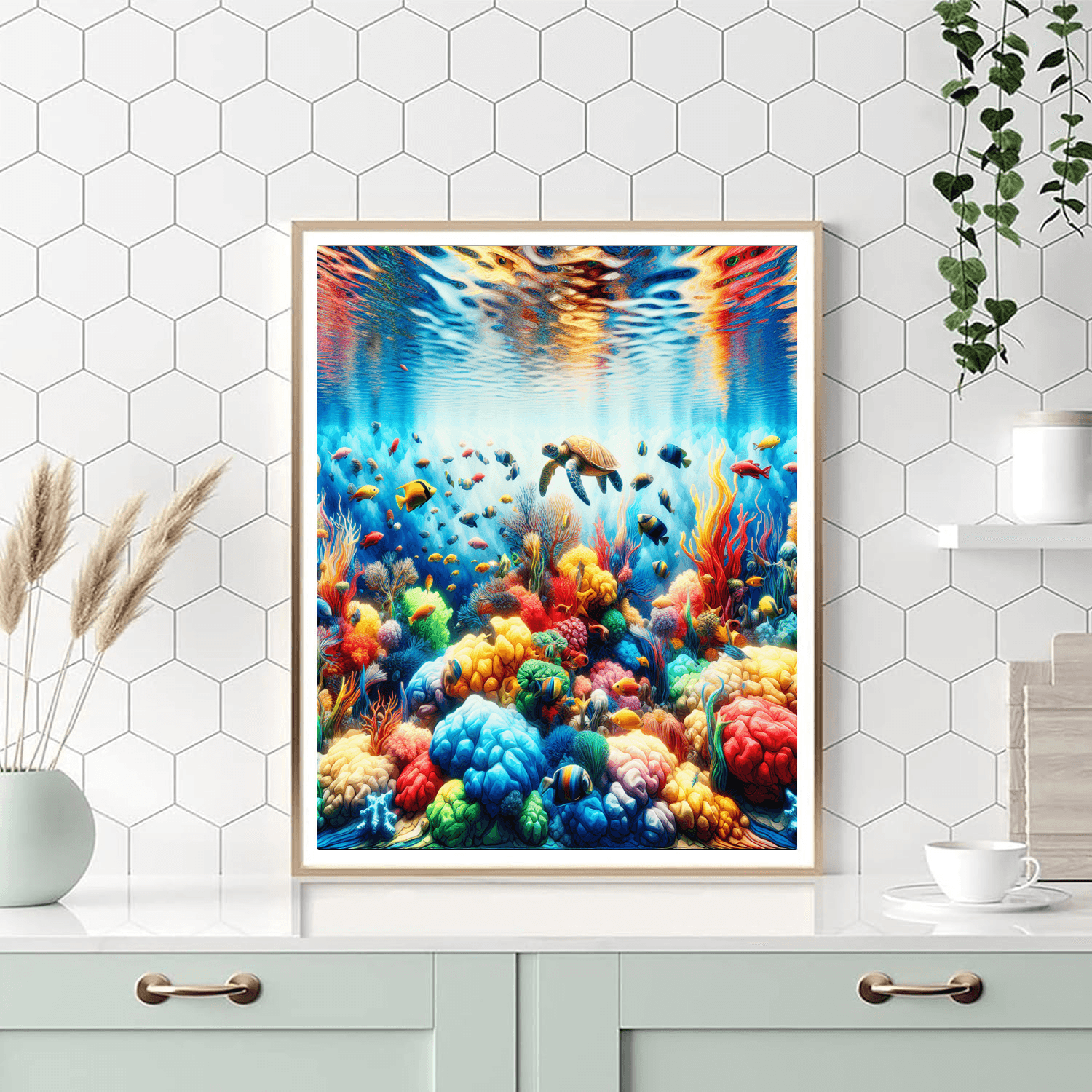 Mystical Ocean Dreams Number Painting