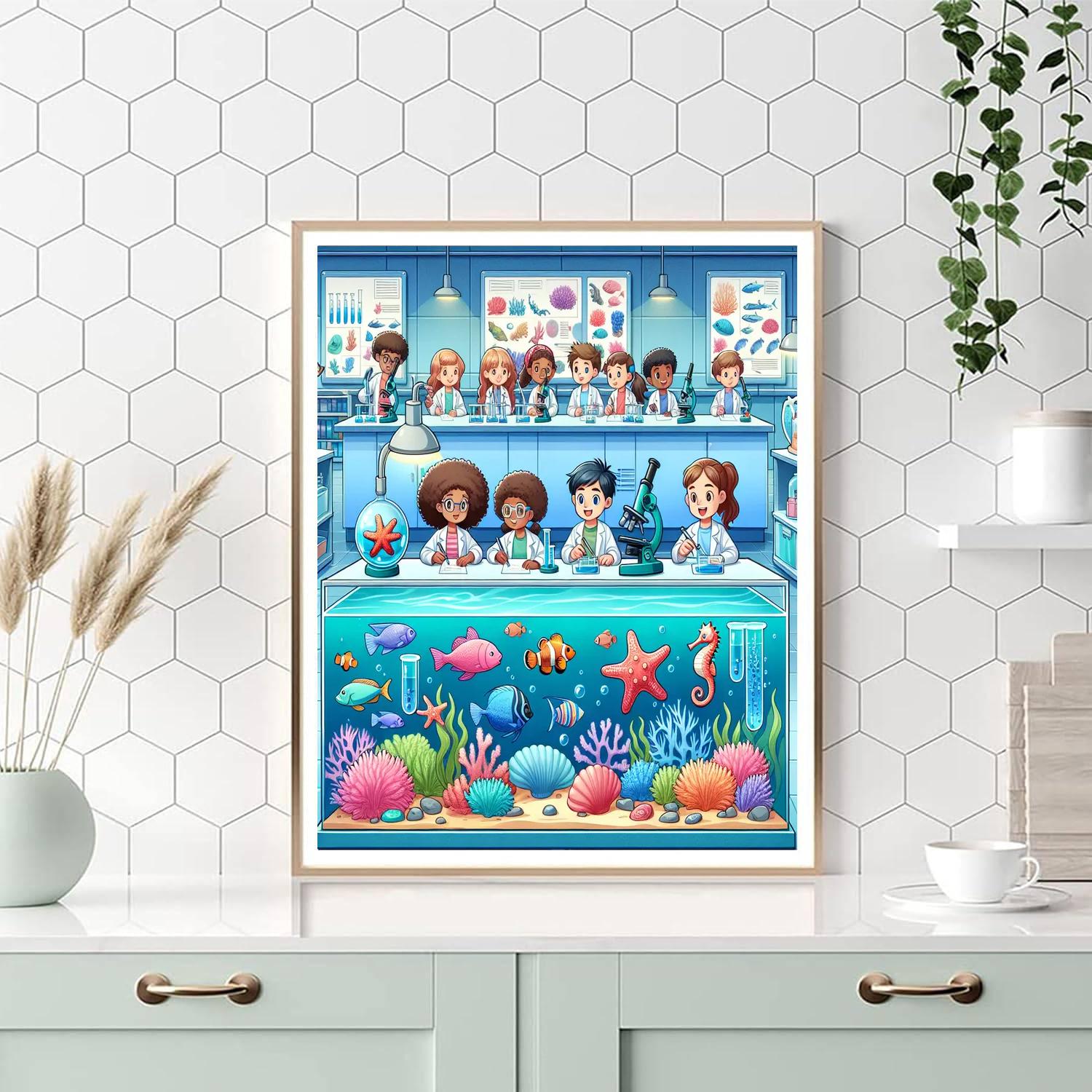 Ocean Mysteries Lab Paint By Number