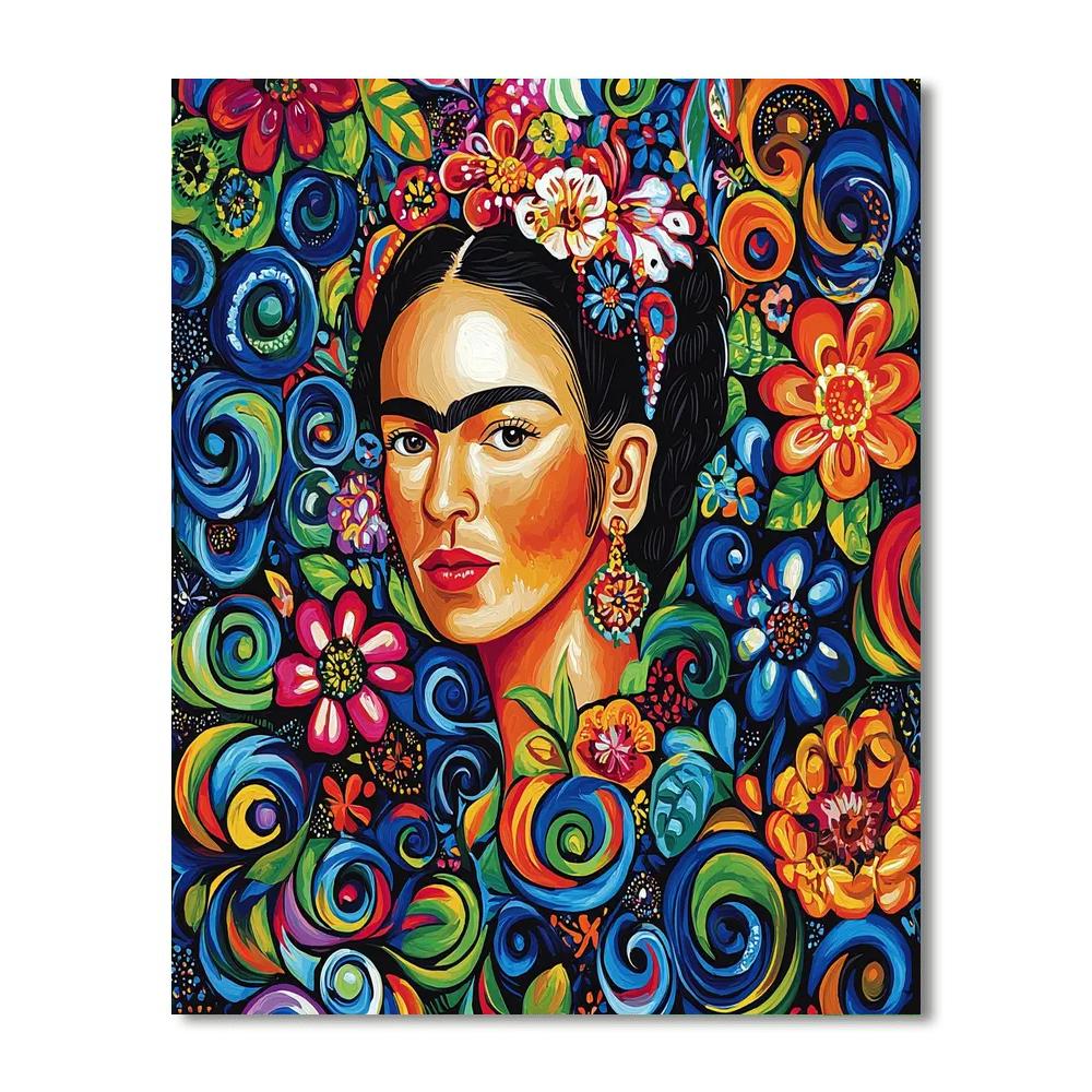 Frida Kahlo Inspired Cultural Revival  Painting Number Kit