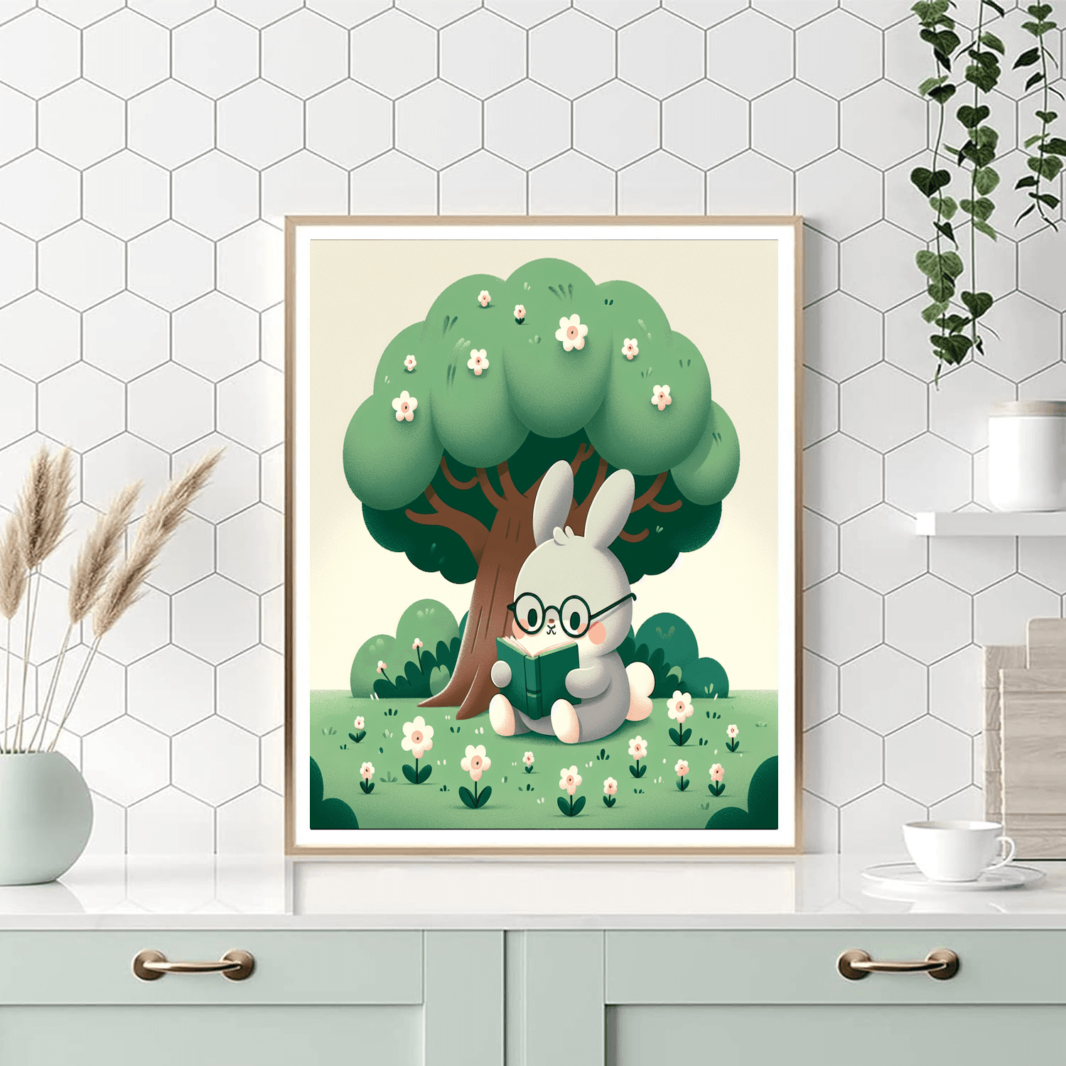 Clever Rabbit Number Painting