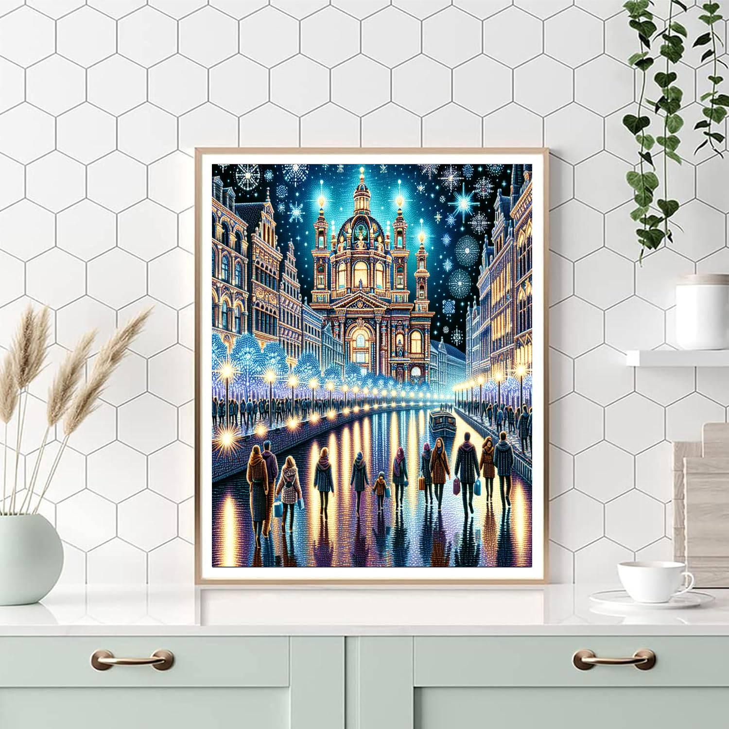 Durham Lumiere - Durham, England Painting Number Kit