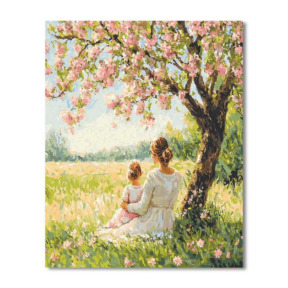 Cherry Blossom Walk Paint By Number