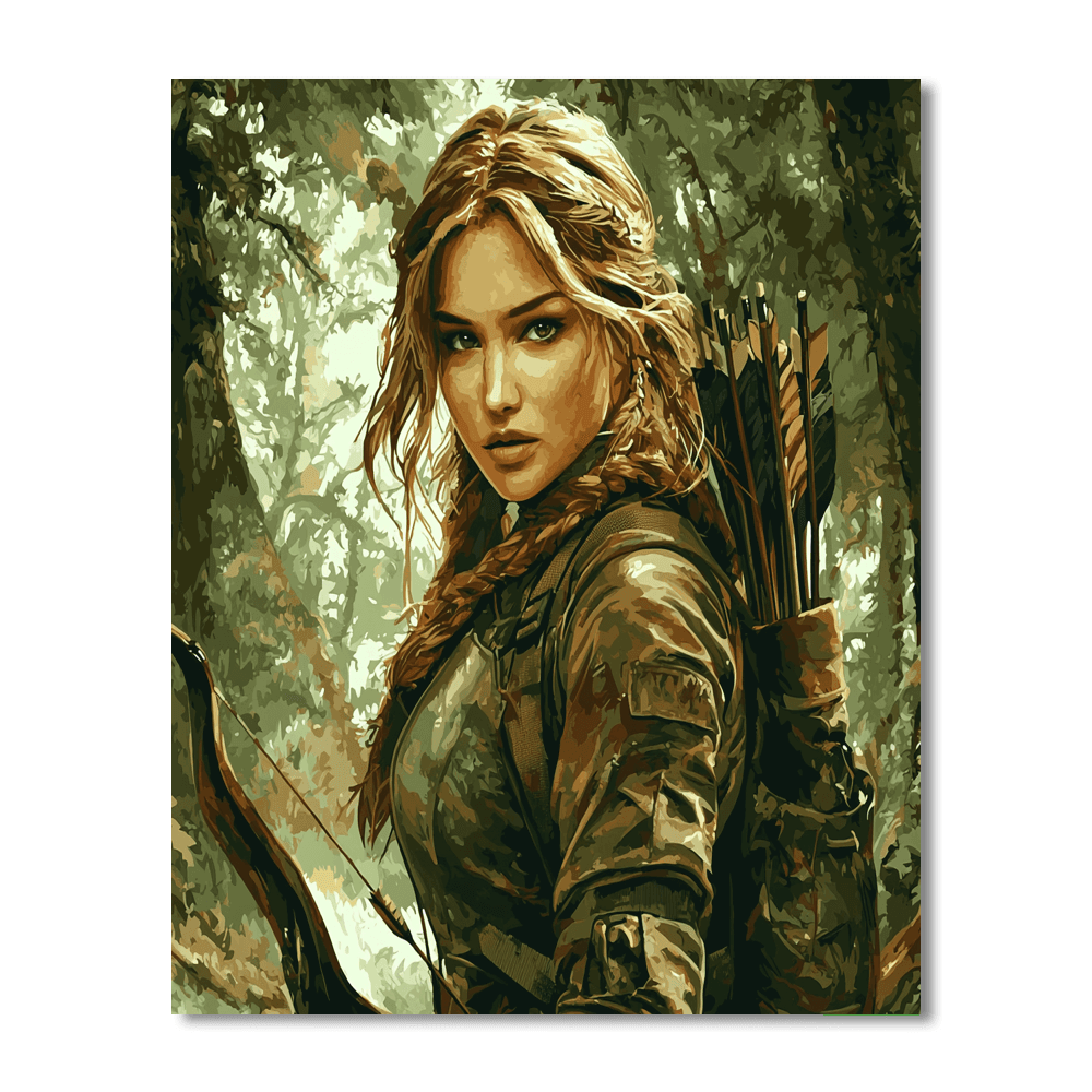Jennifer Lawrence: The Hunger For Authenticity Painting Number Kit