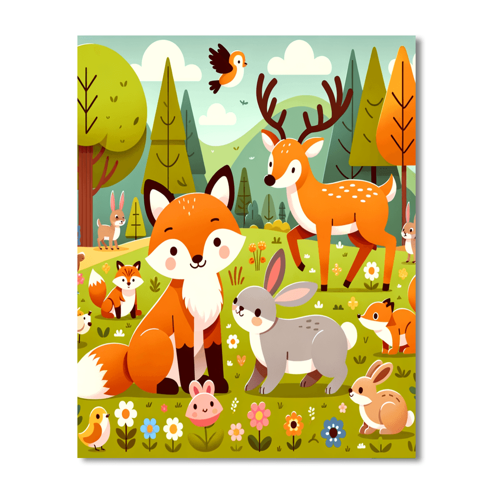 Fantastic Forest Fun Paint By Numbers Kits