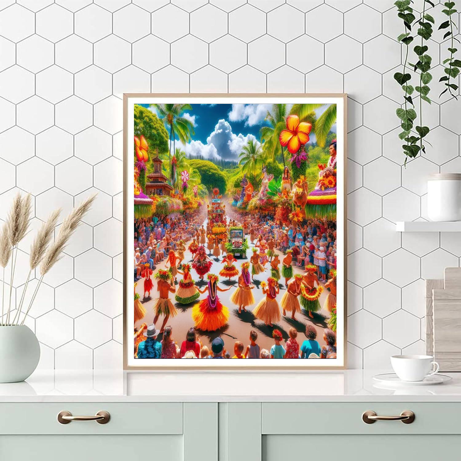 Aloha Festival Painting Number Kit