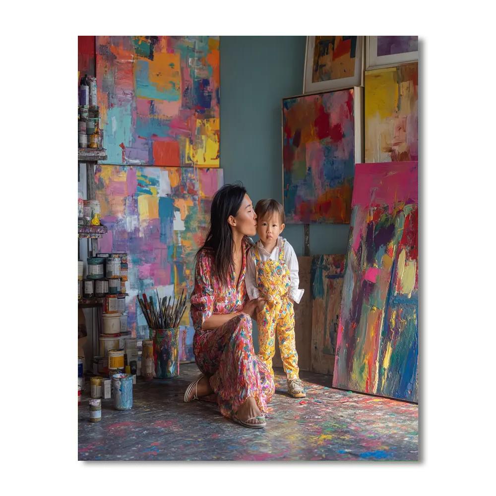 Mom’s Art Studio Paint By Numbers Kits