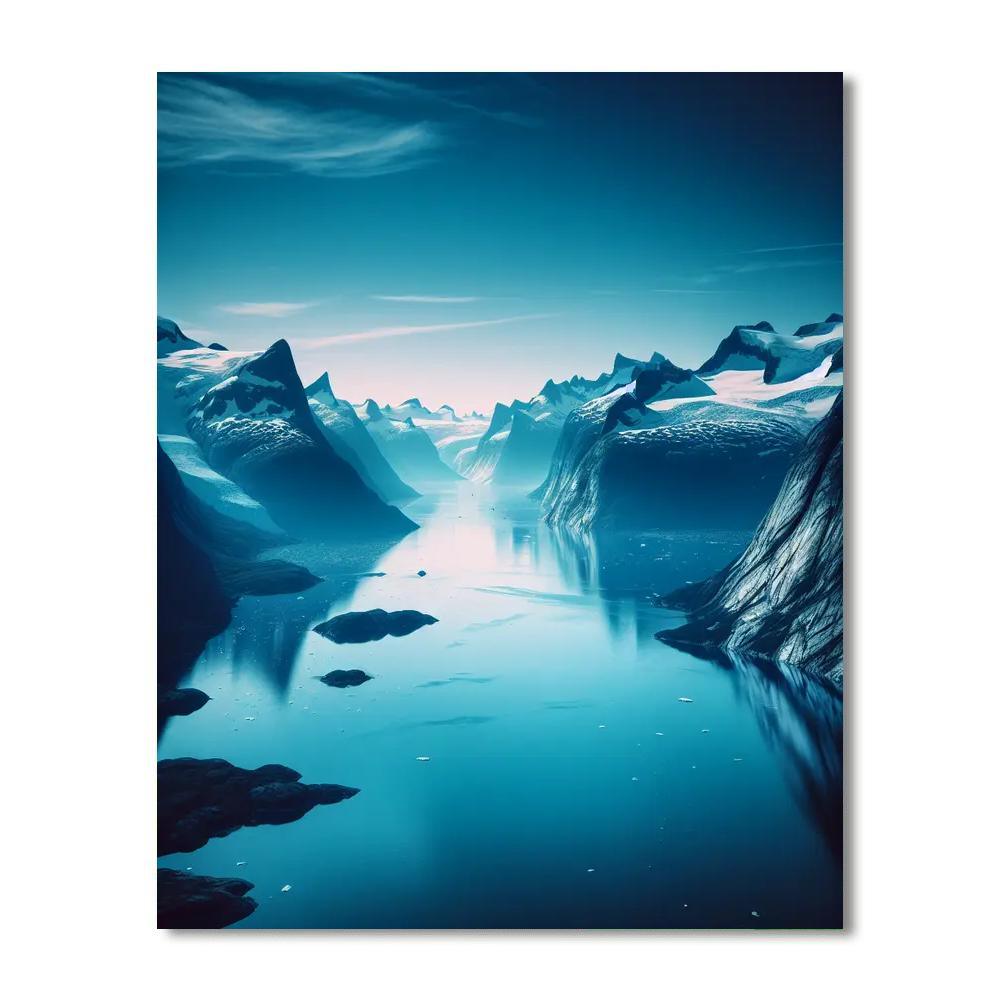 Mystical Nordic Fjord Numbered Painting Kits