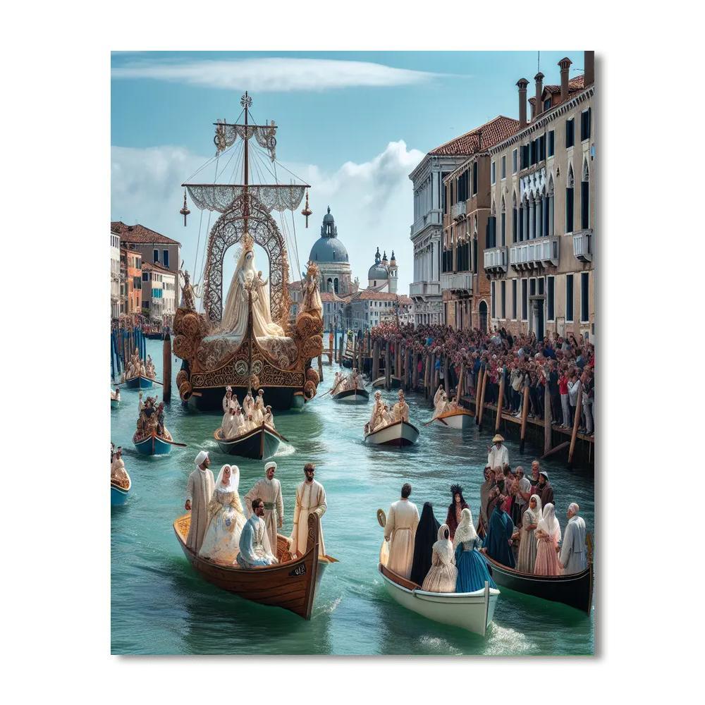Festa Della Sensa - Italy Painting By Numbers Kit
