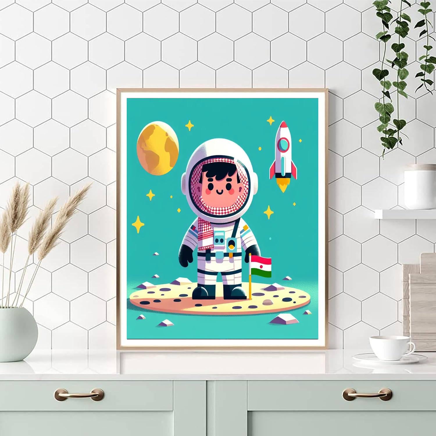 Lunar Land Adventure Paint By Numbers