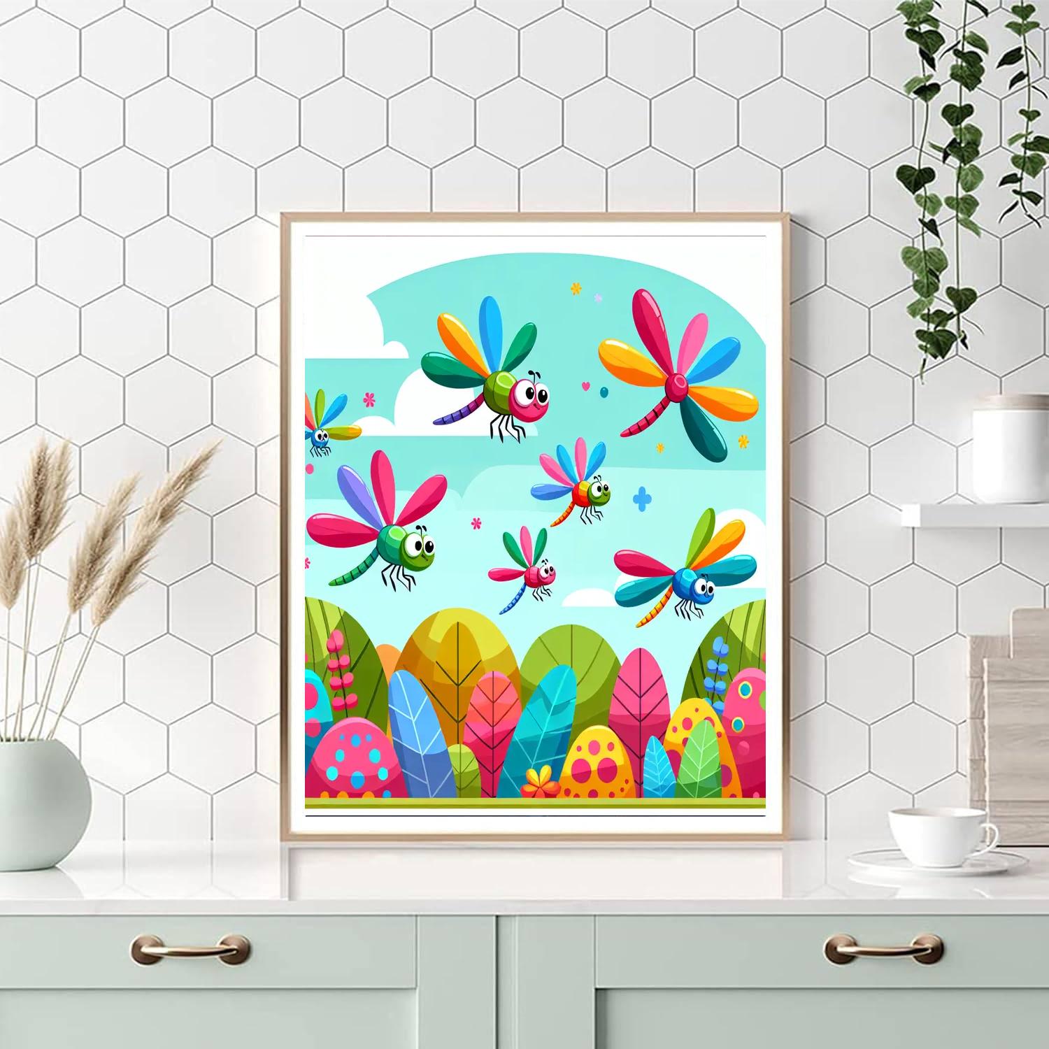 Dashing Dragonfly Derby Numbered Painting Kits