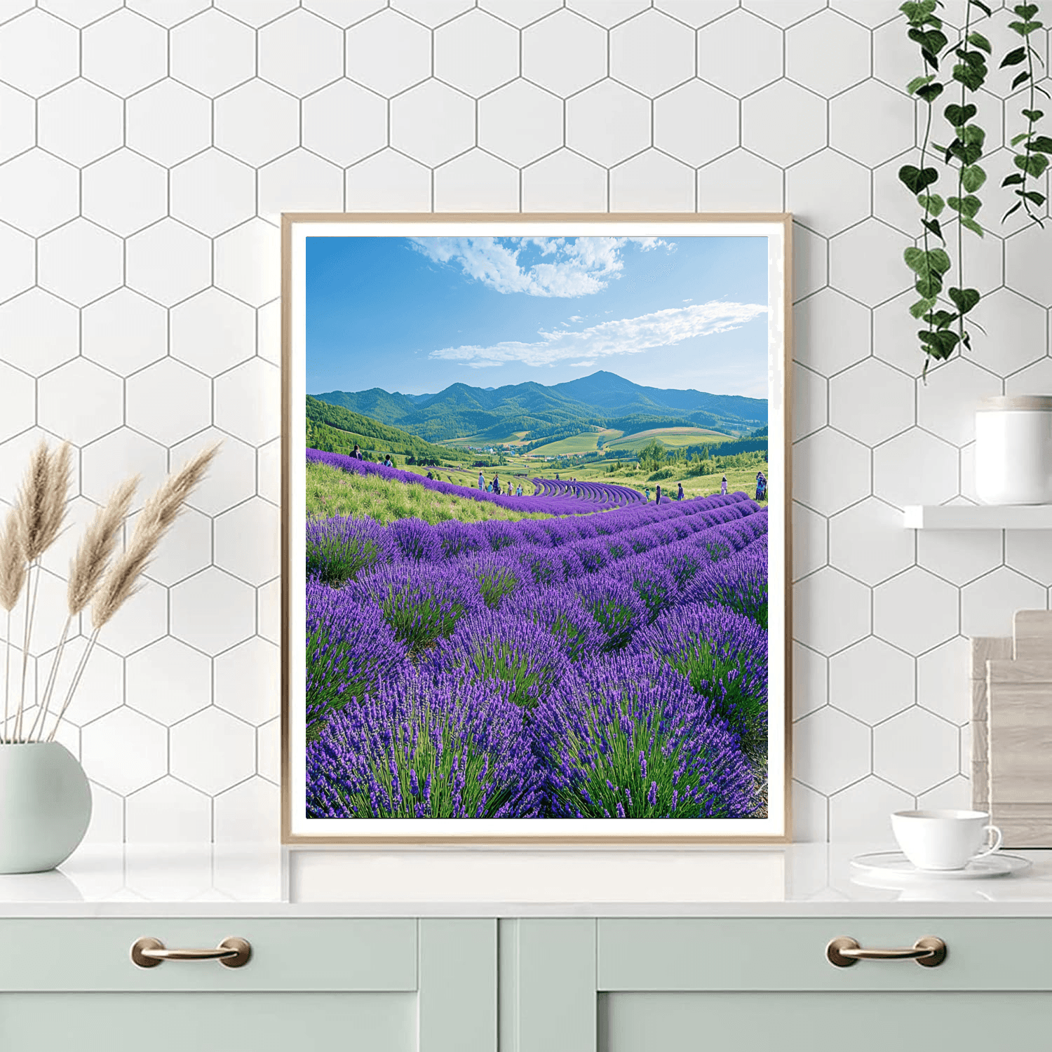 Hokkaido Lavender Fields Paint By Numbers