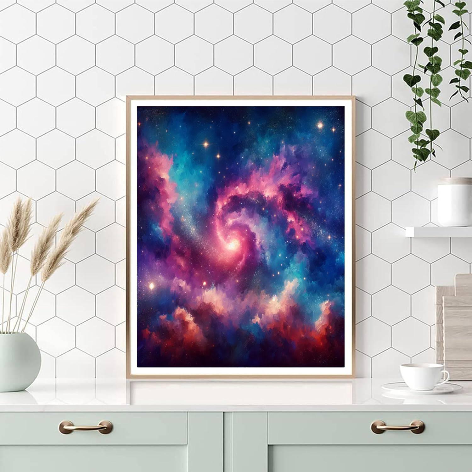 Galactic Night Sky Glow Paint By Numbers Kits