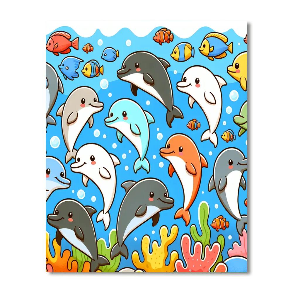 Adventure In The Ocean Painting Number Kit