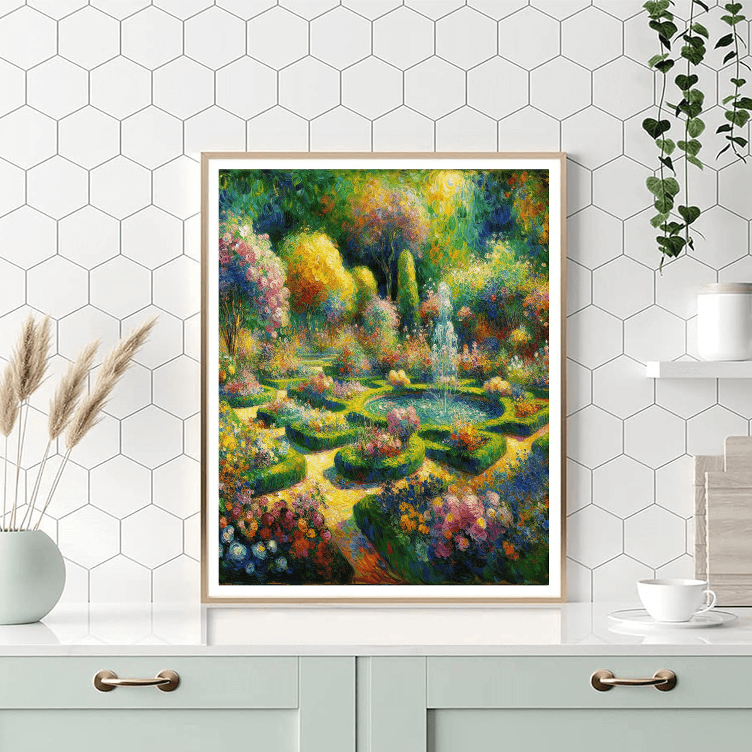Whimsical Garden Oasis Numbered Painting Kits
