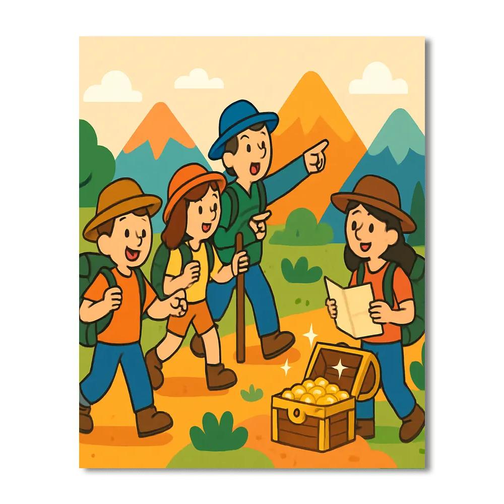 Daring Explorer Adventure Numbered Painting Kits