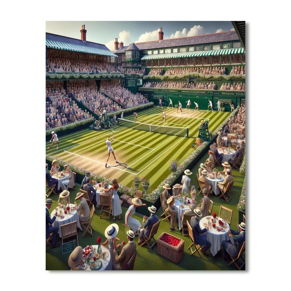 Wimbledon Championships - England Number Painting