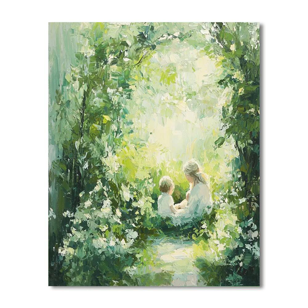 Mom's Tranquil Retreat Painting Number Kit