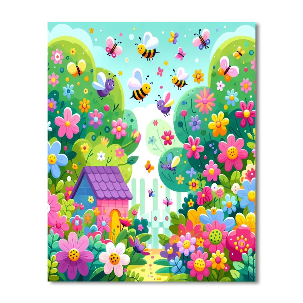 Wonderful Garden Adventure Paint By Numbers