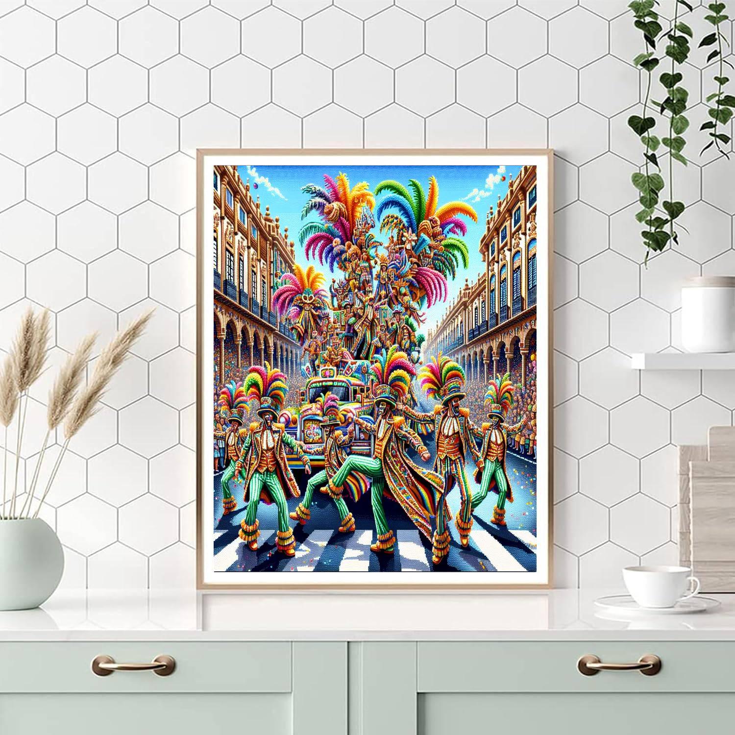 Santa Cruz De Tenerife Carnival - Spain DIY Paint By Numbers