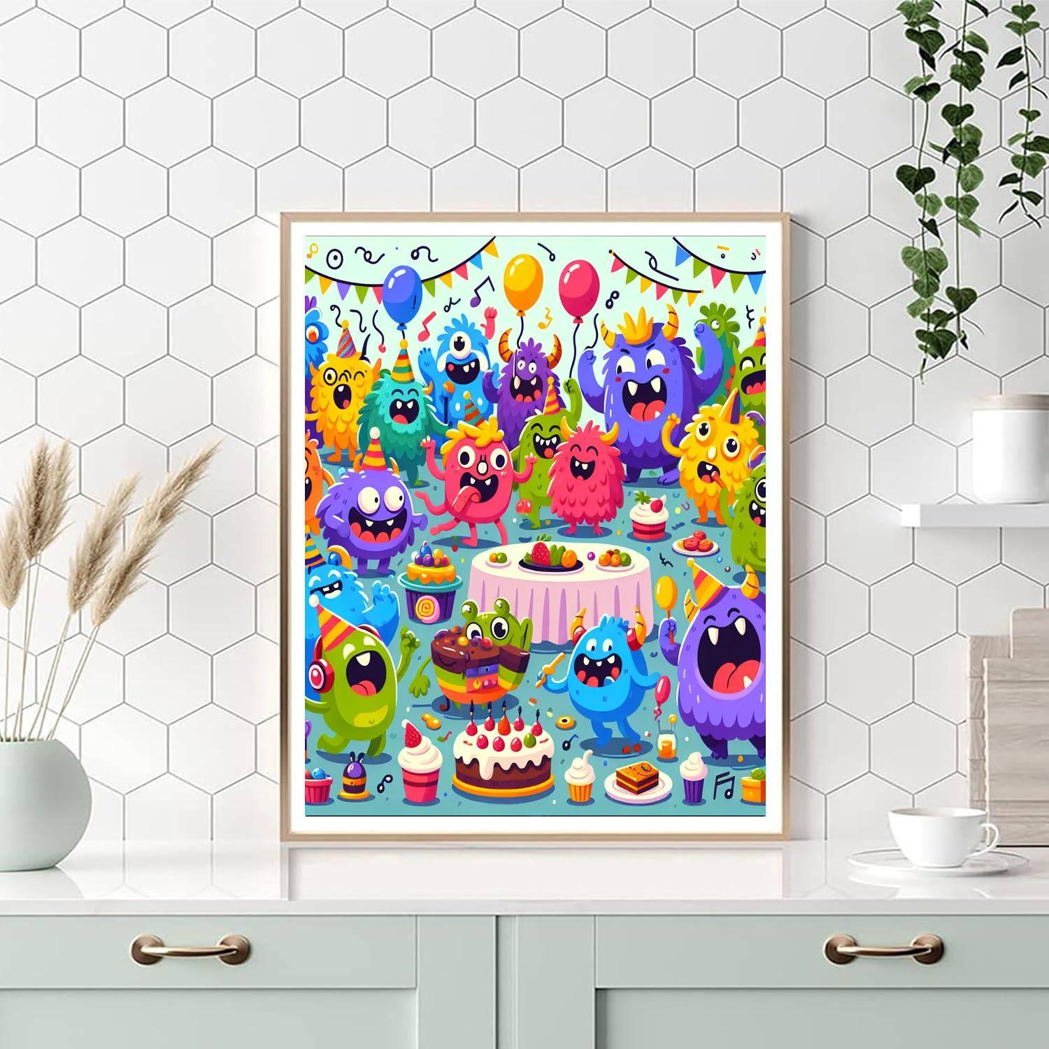 Silly Monster Mash Paint By Numbers Kits