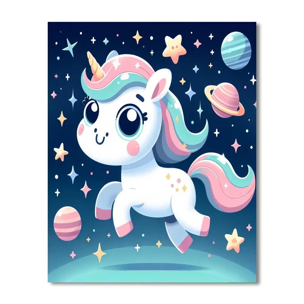 Galaxy Unicorn Dreamscape Paint By Numbers