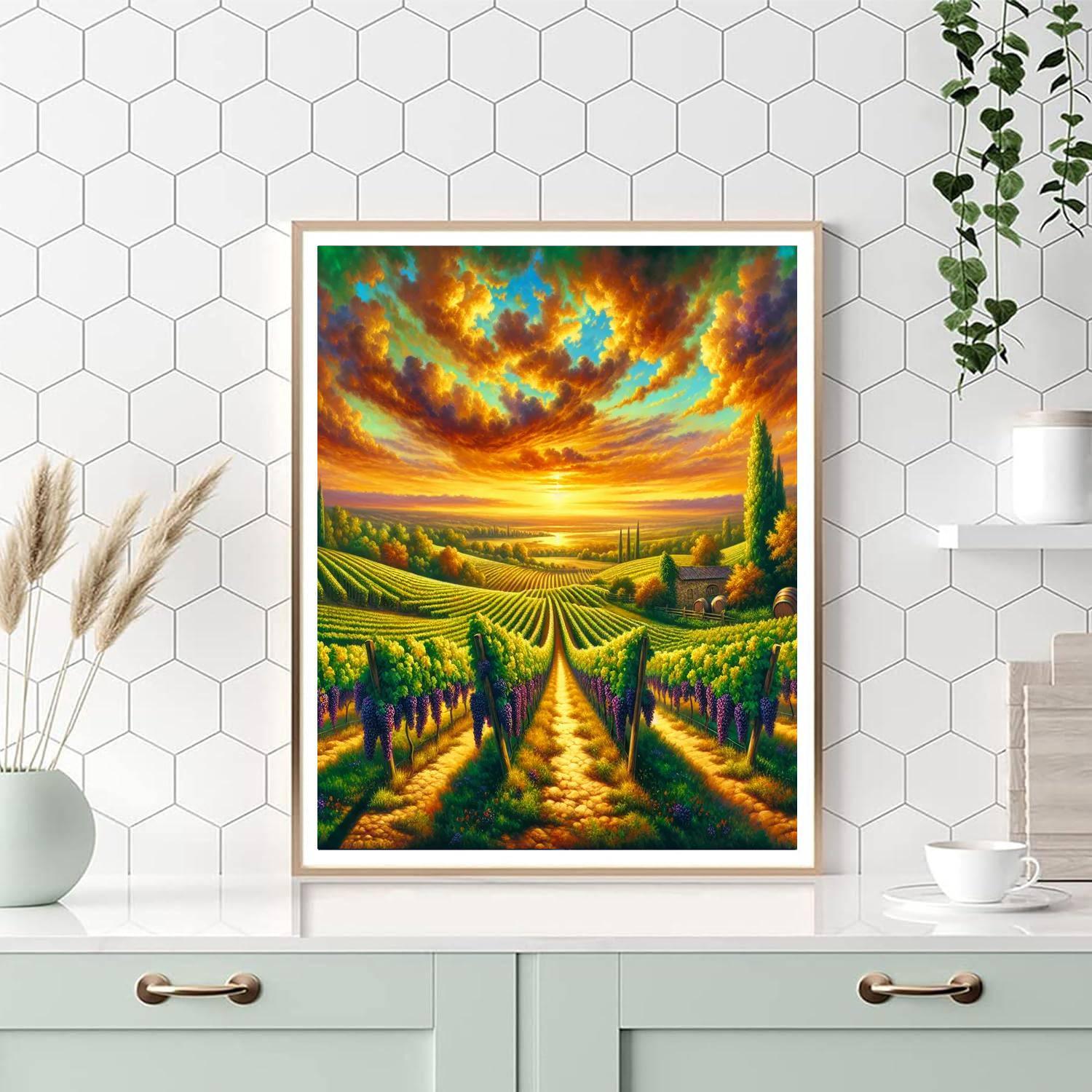 Idyllic Vineyard Bliss Paint By Color