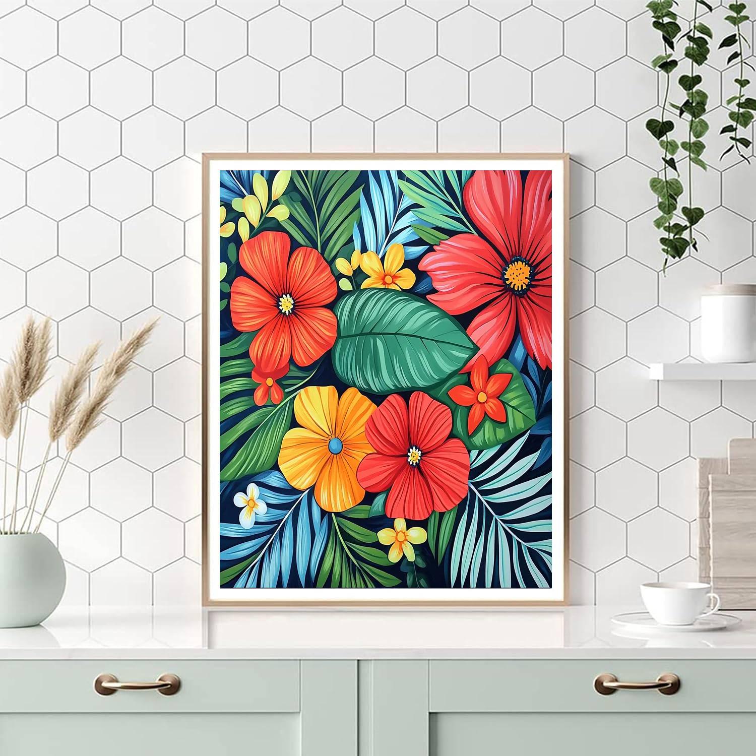 Frida Kahlo Inspired Wild Soulscape  Paint By Color