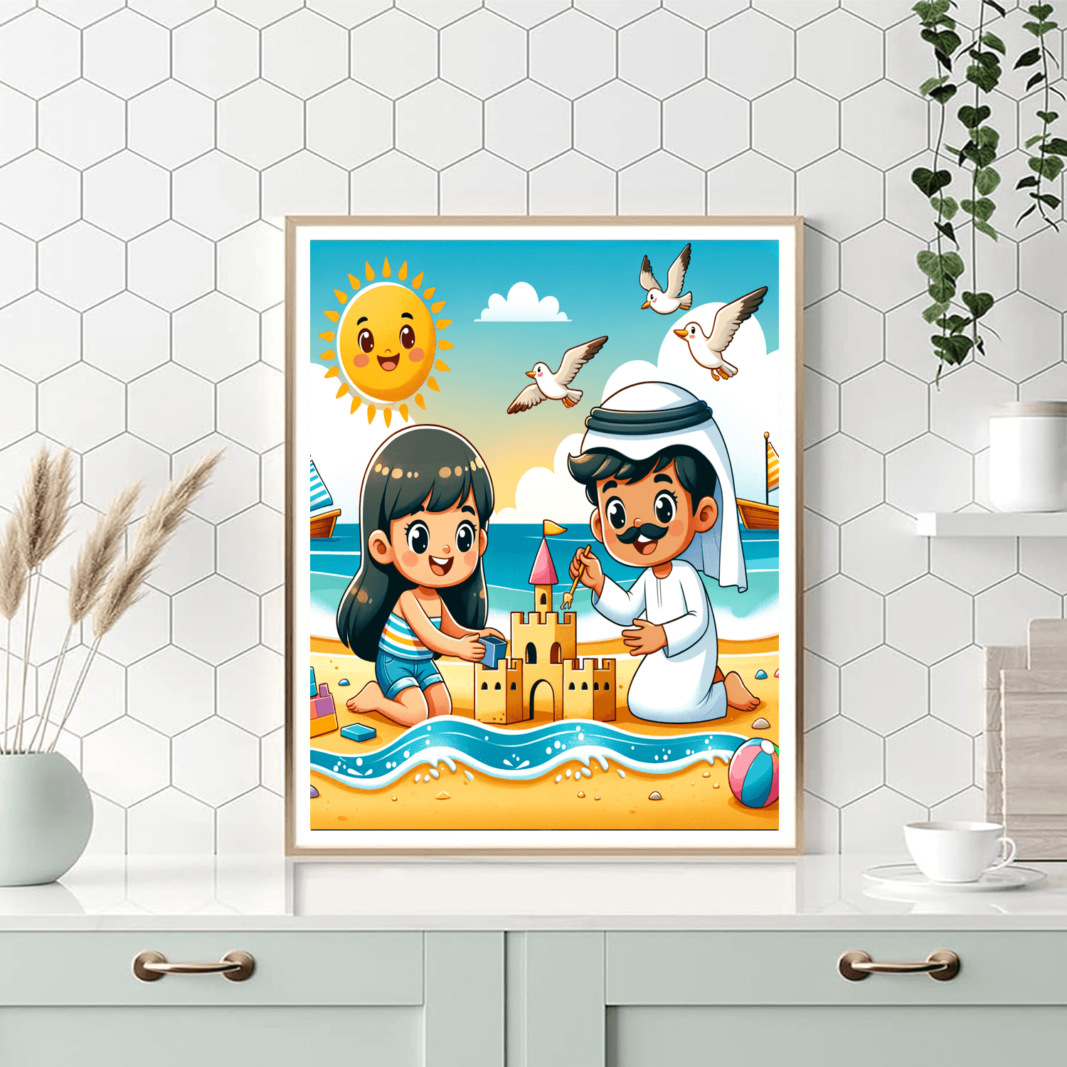 Beach Day Fun Numbered Painting Kits