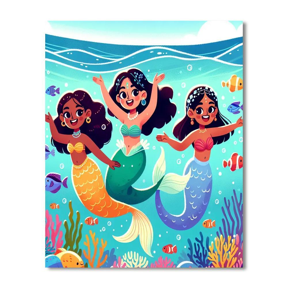 Exploring Enchanted Seas Painting By Numbers Kit