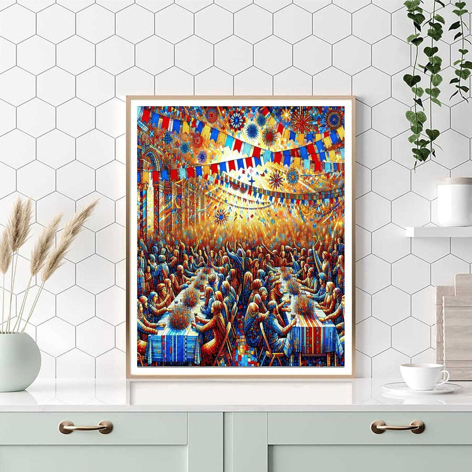 Vibrant Festival Painting By Numbers Kit