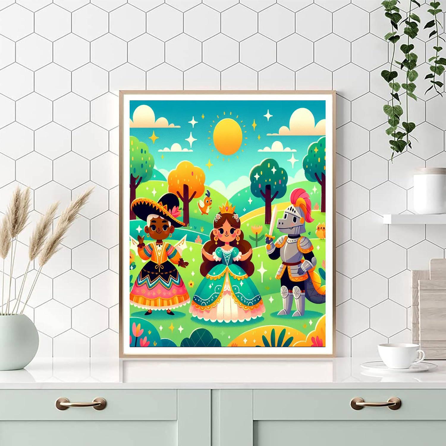 Adventure In Fairy Tale Land Number Painting