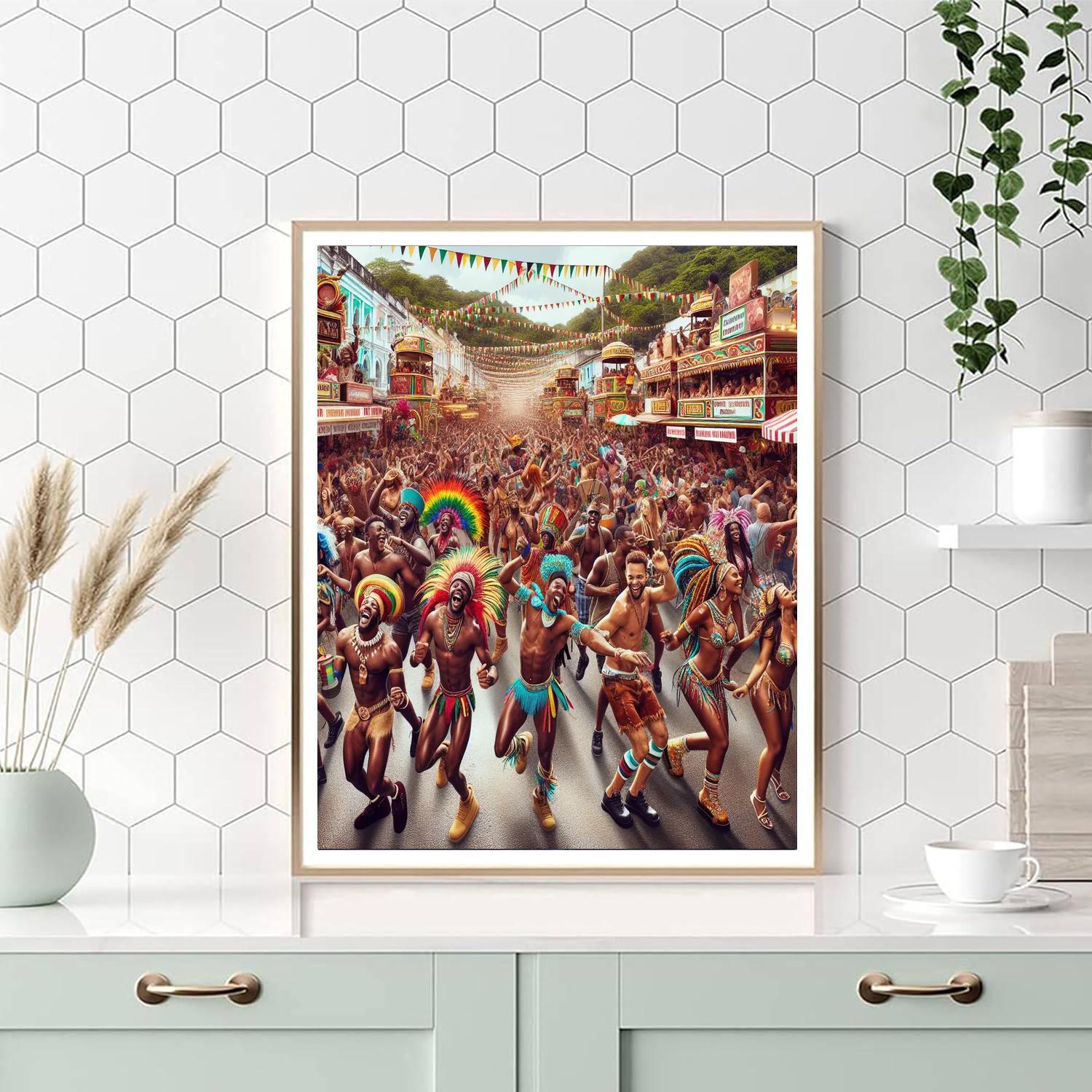 Bacchanal Carnival Paint By Numbers Art