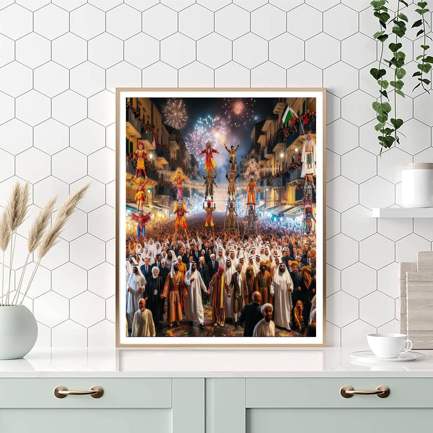 La Merce Festival Paint By Numbers Art