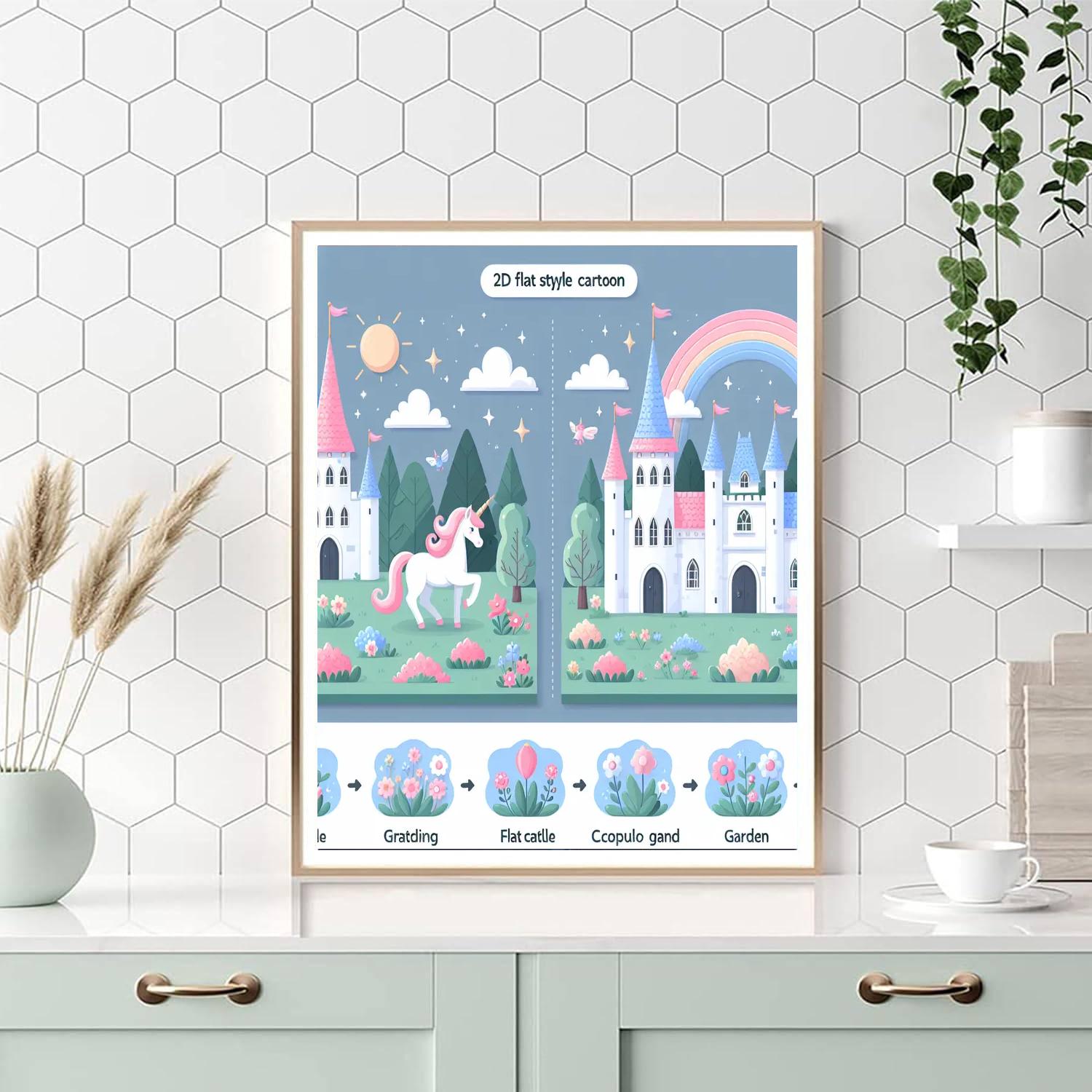 Royal Unicorn Kingdom Paint By Color