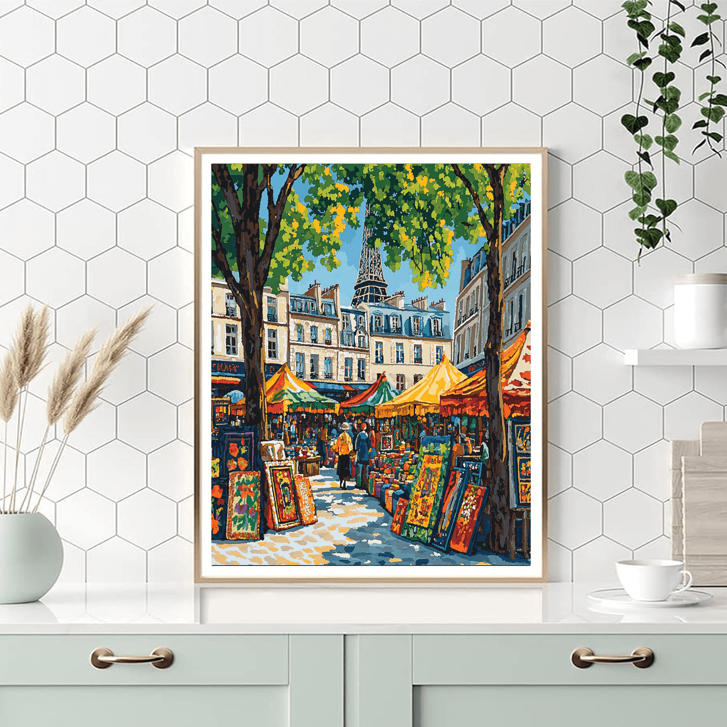 Artisan Market Of Montmartre Paint By Numbers Kits