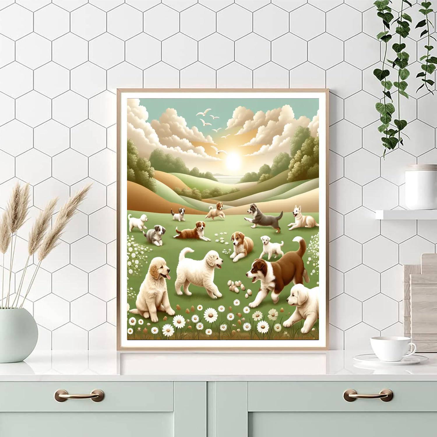 Loyal Canine Companions DIY Paint By Numbers