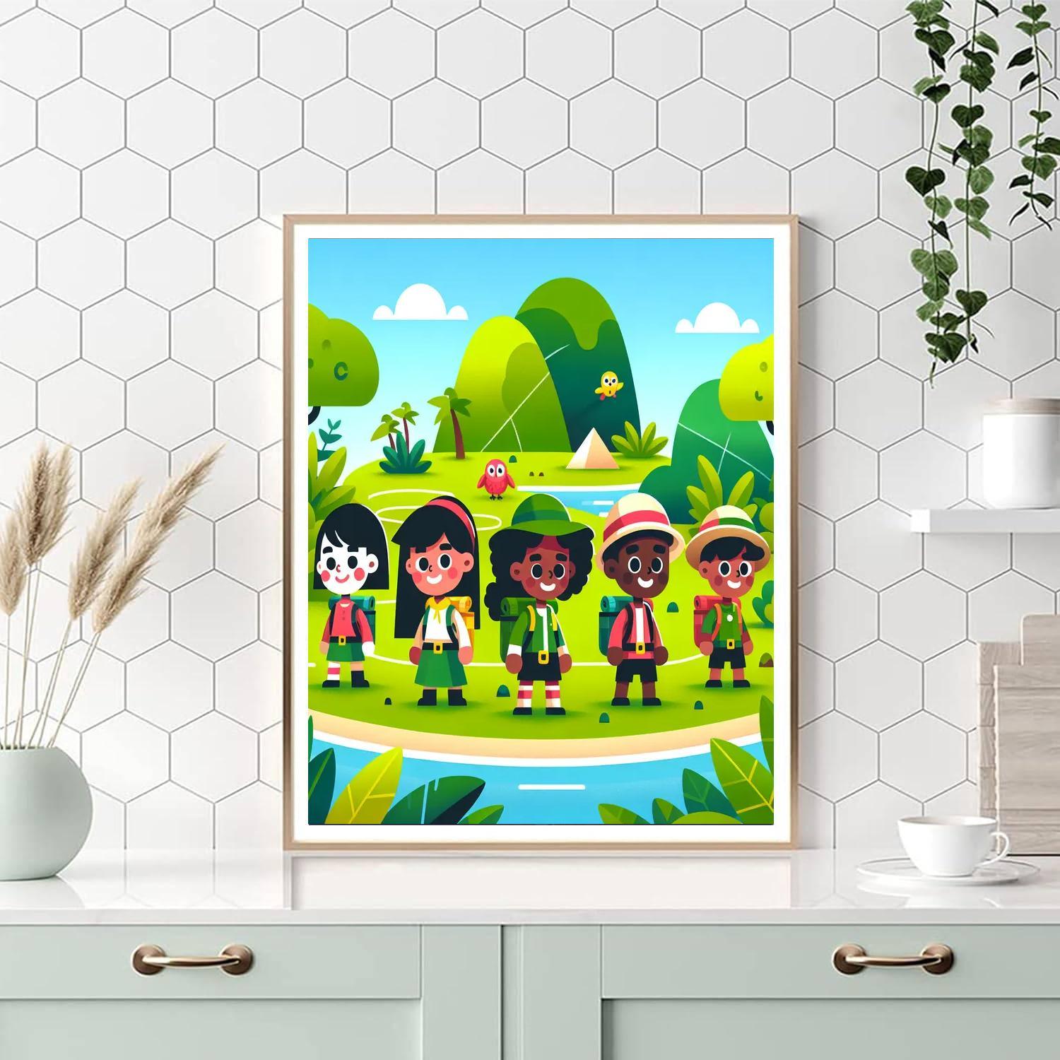Island Exploration Paint By Numbers Art