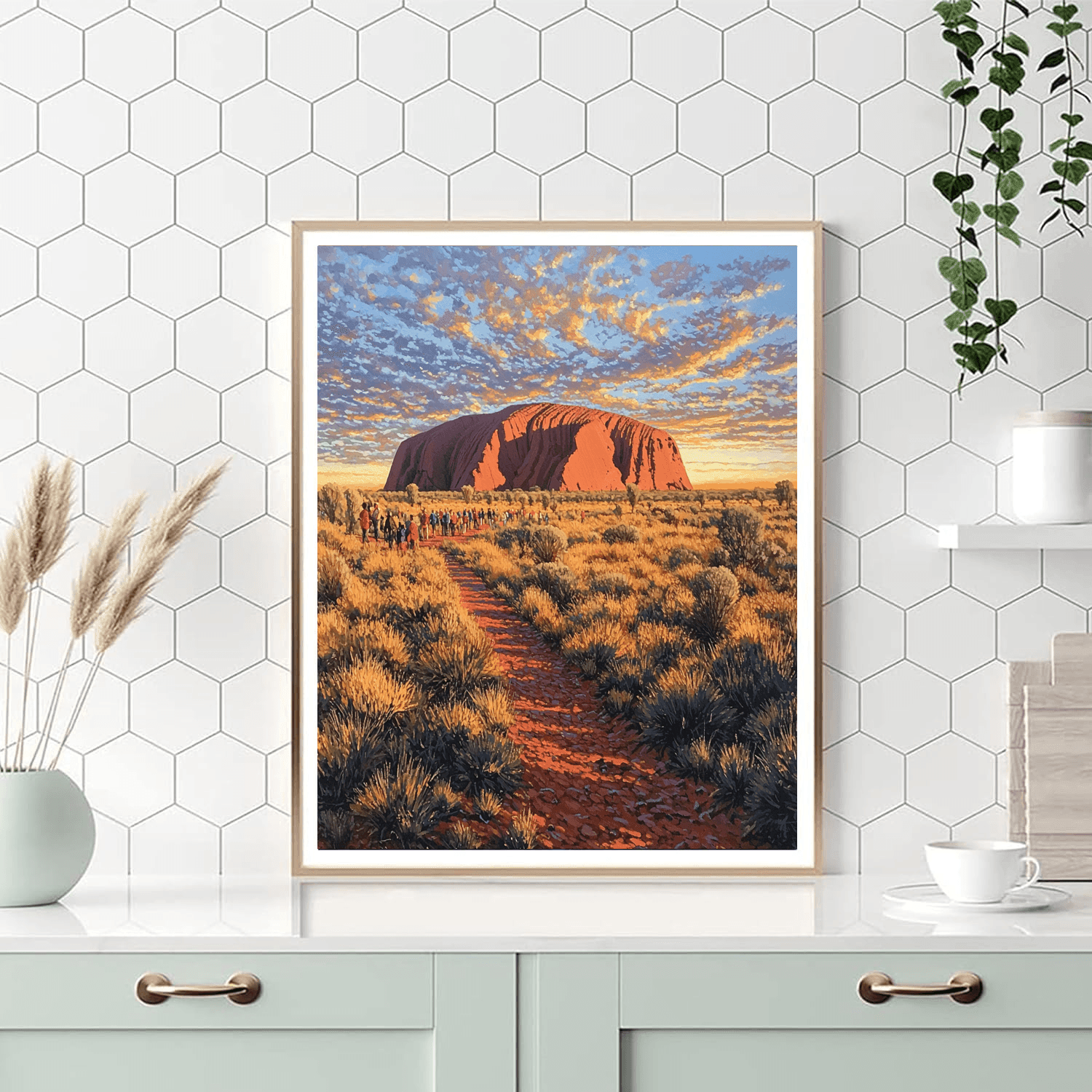Uluru (ayers Rock) DIY Paint By Numbers