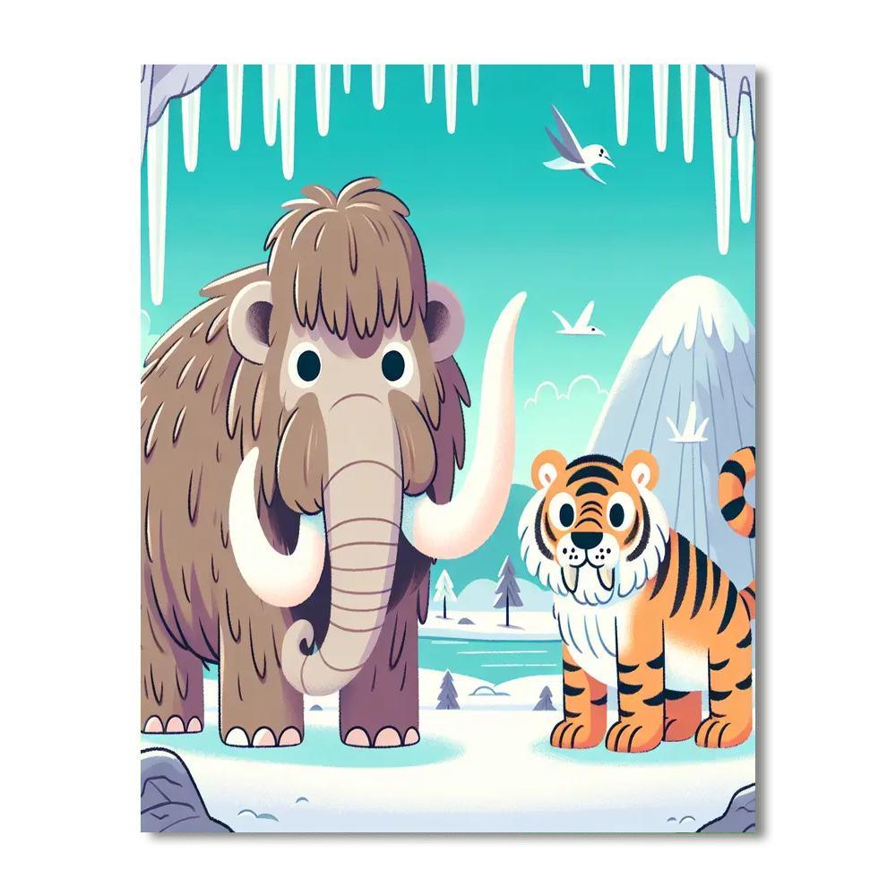 Ice Age Exploration Paint By Numbers
