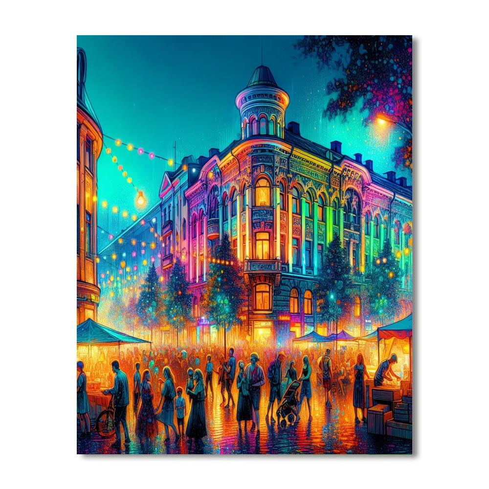Helsinki Night Of The Arts Paint By Number