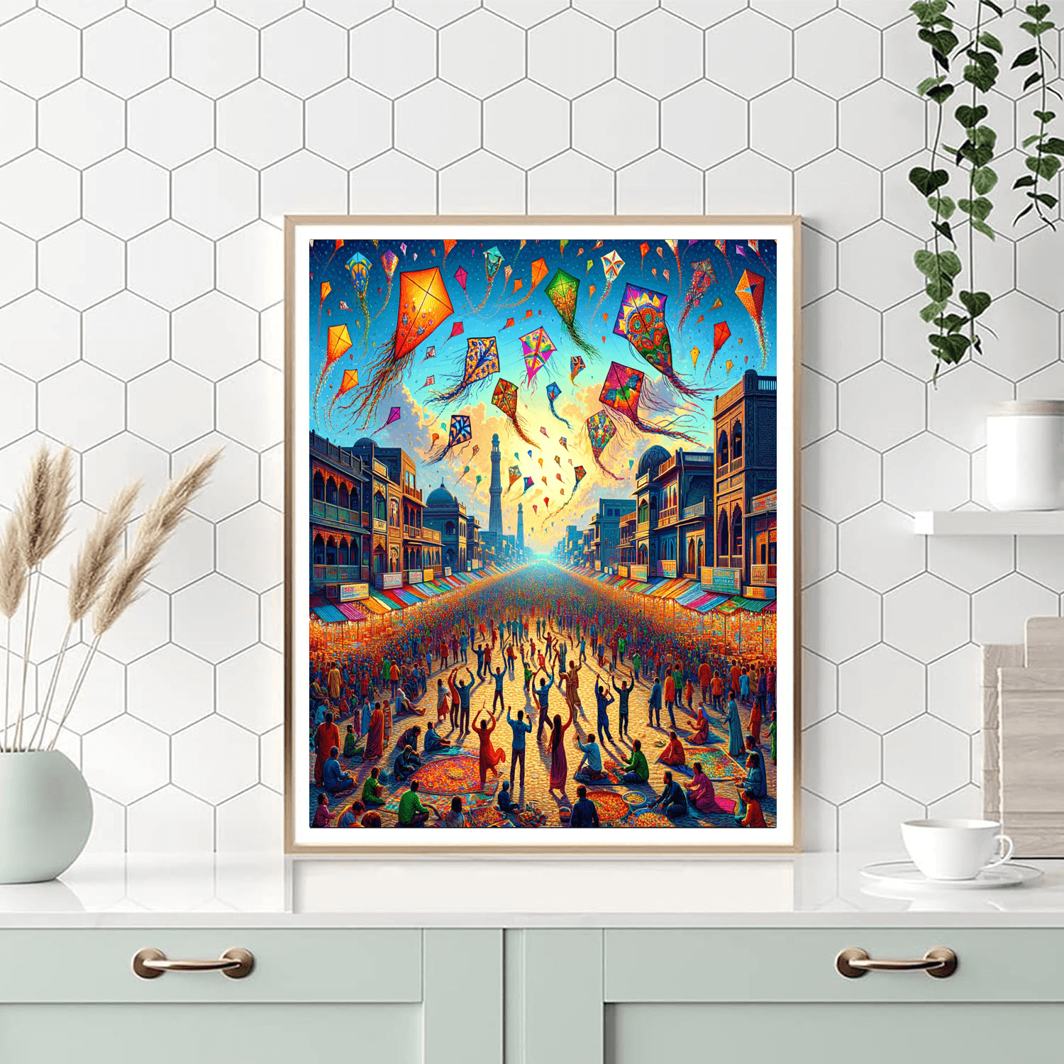 International Kite Festival - Ahmedabad, India Paint By Color