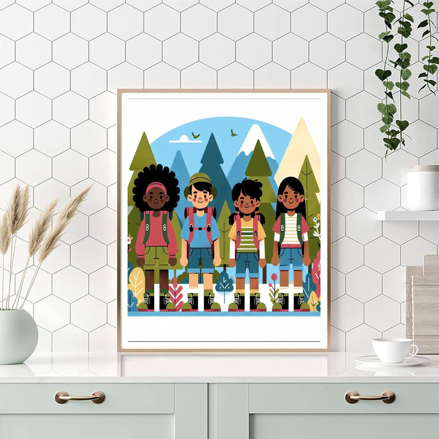 Explorers In The Wild Paint By Number