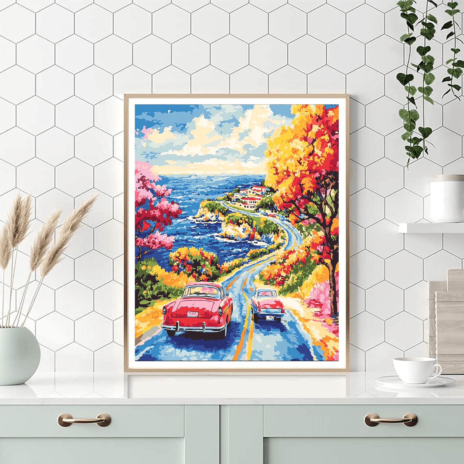 Andy Warhol Inspired Retro Road Trip Adventure  Numbered Painting Kits