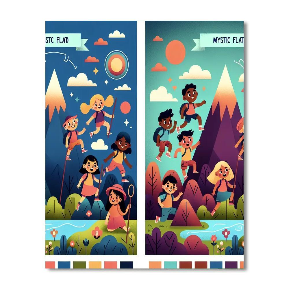 Mystic Mountain Expedition Paint By Numbers Kits